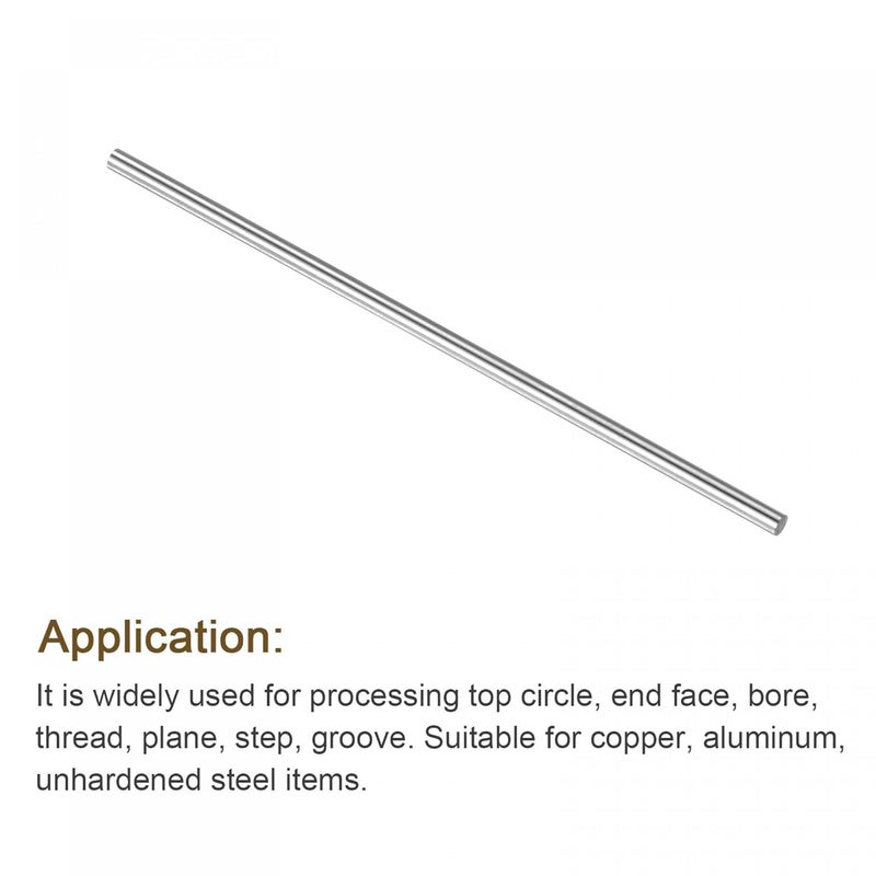 uxcell Round Steel Rod, 1.8mm HSS 63-65 HRC Lathe Bar Stock Tool 60mm Long for Shaft Gear Drill Lathes Boring Machine Turning Miniature Axle 10Pcs - Image 4